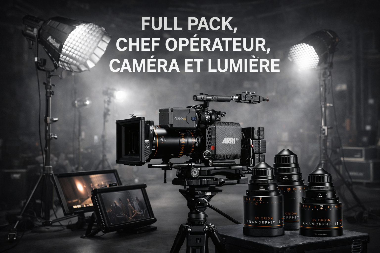 Location Location ARRI Alexa Mini avec movi pro – Pack lumière cinéma - Full Prod 360