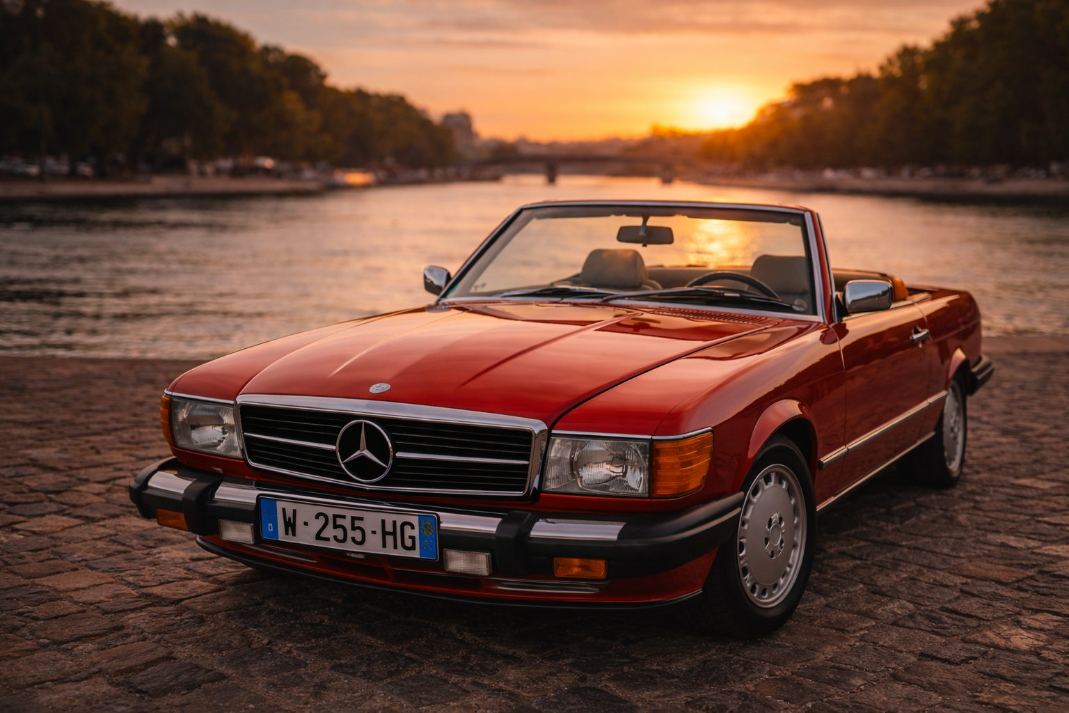 Location Mercedes R107 - Pour vos shooting photo